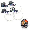 2008-2014 Dodge Challenger Standard Mount LED Headlight Halo Kit with RF Controller.