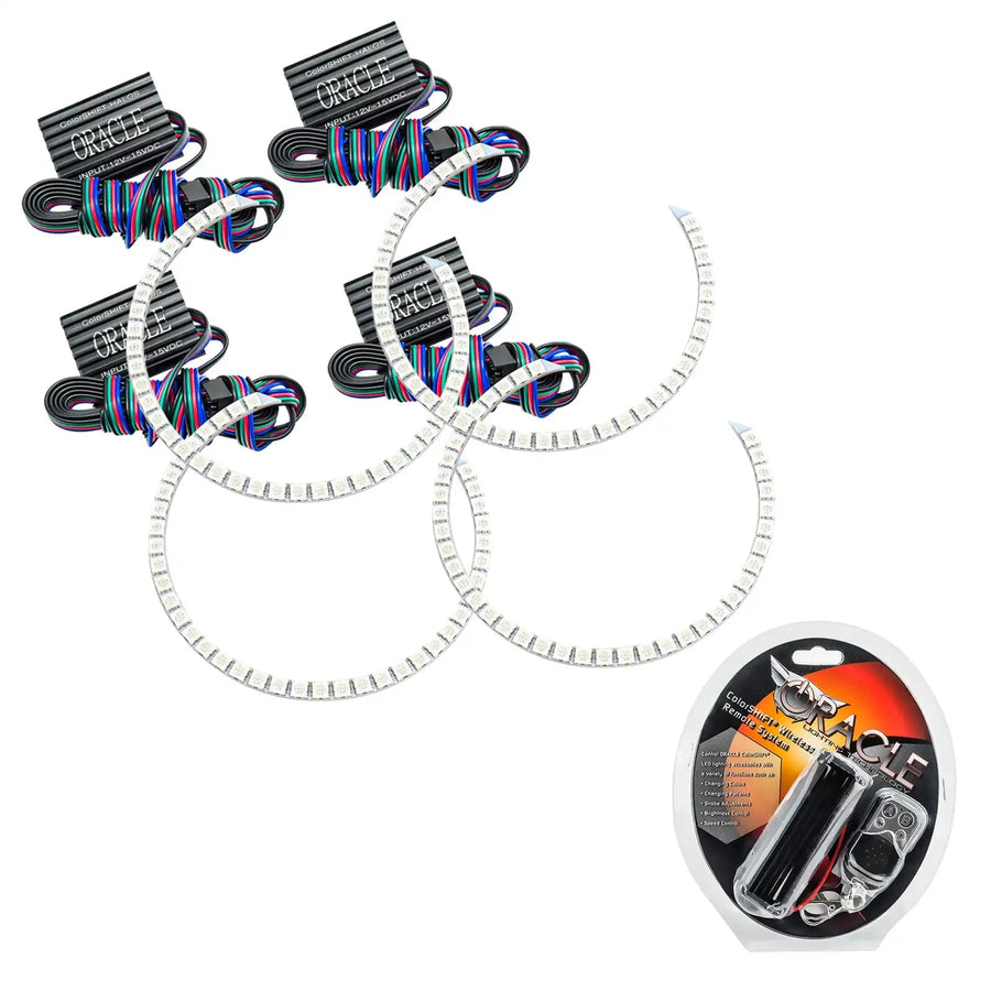 2003-2007 Scion tC LED Headlight Halo Kit with RF Controller.