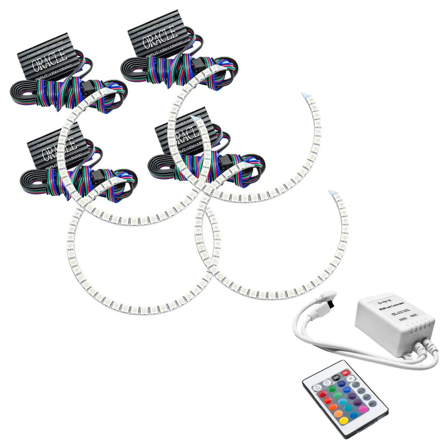 2005-2006 Toyota Camry LED Headlight Halo Kit with Simple Controller.