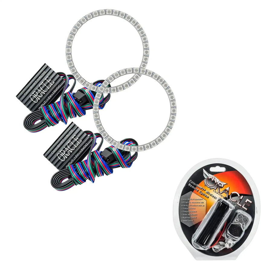 2001-2005 Mazda Miata LED Headlight Halo Kit with RF Controller.