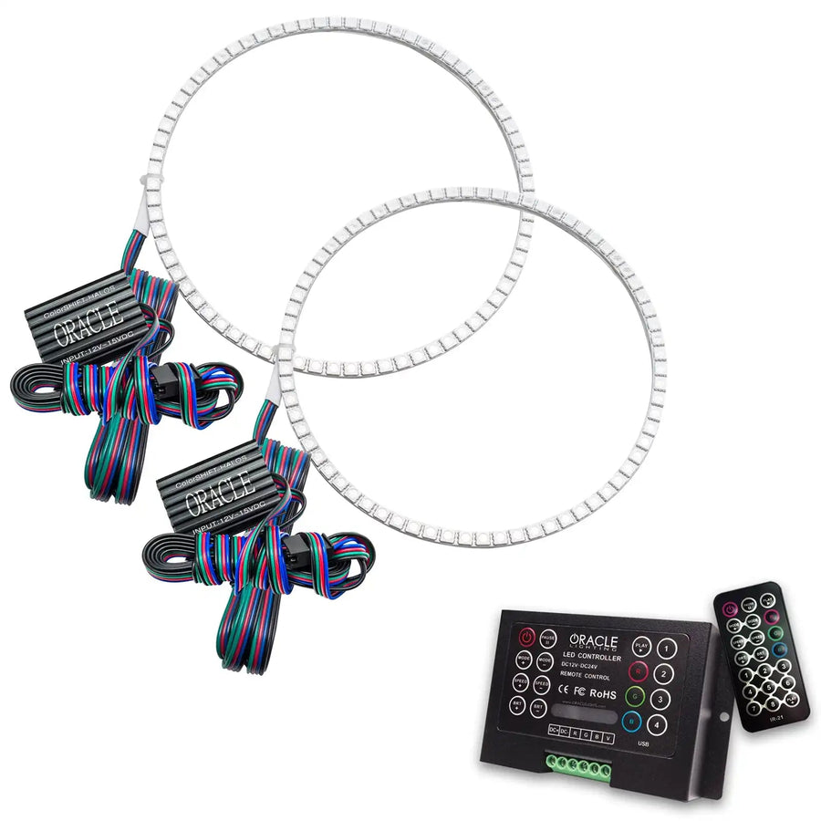 2005-2009 Ford Mustang LED Headlight Halo Kit with 2.0 Controller.