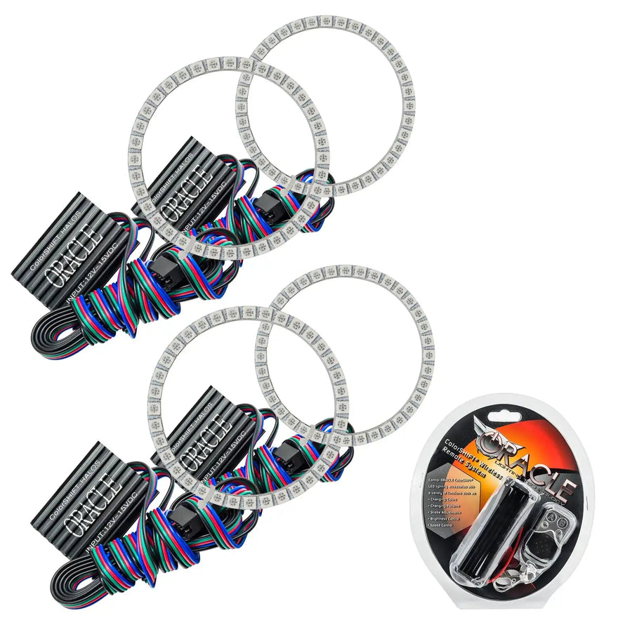 2007-2014 Maserati GranTurismo LED Headlight Halo Kit with RF Controller.