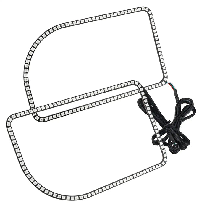 2011-2016 Ford F-250/F-350 Super Duty ORACLE Dynamic ColorSHIFT Headlight Halo Kit (Square Ring Design)