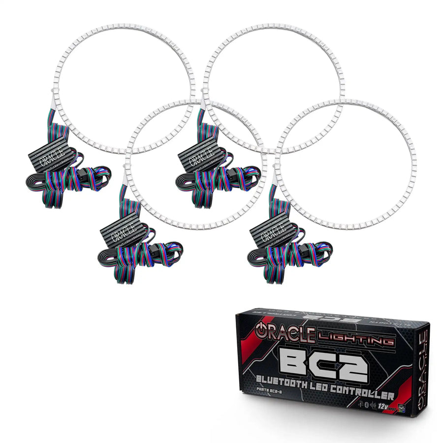 2011-2016 Ford F-250/F-350 LED Headlight Halo Kit (Square Ring Design)