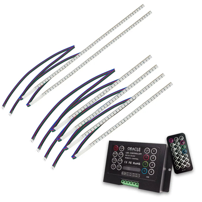 2017-2019 Ford F-250 /F-350 Superduty ColorSHIFT Headlight DRL Upgrade Kit with 2.0 Controller.