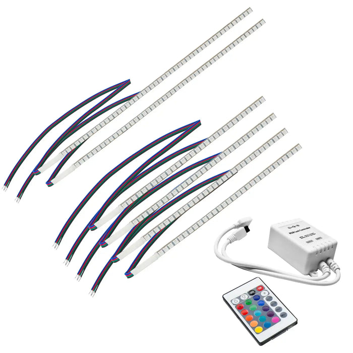 2017-2019 Ford F-250 /F-350 Superduty ColorSHIFT Headlight DRL Upgrade Kit with Simple Controller.