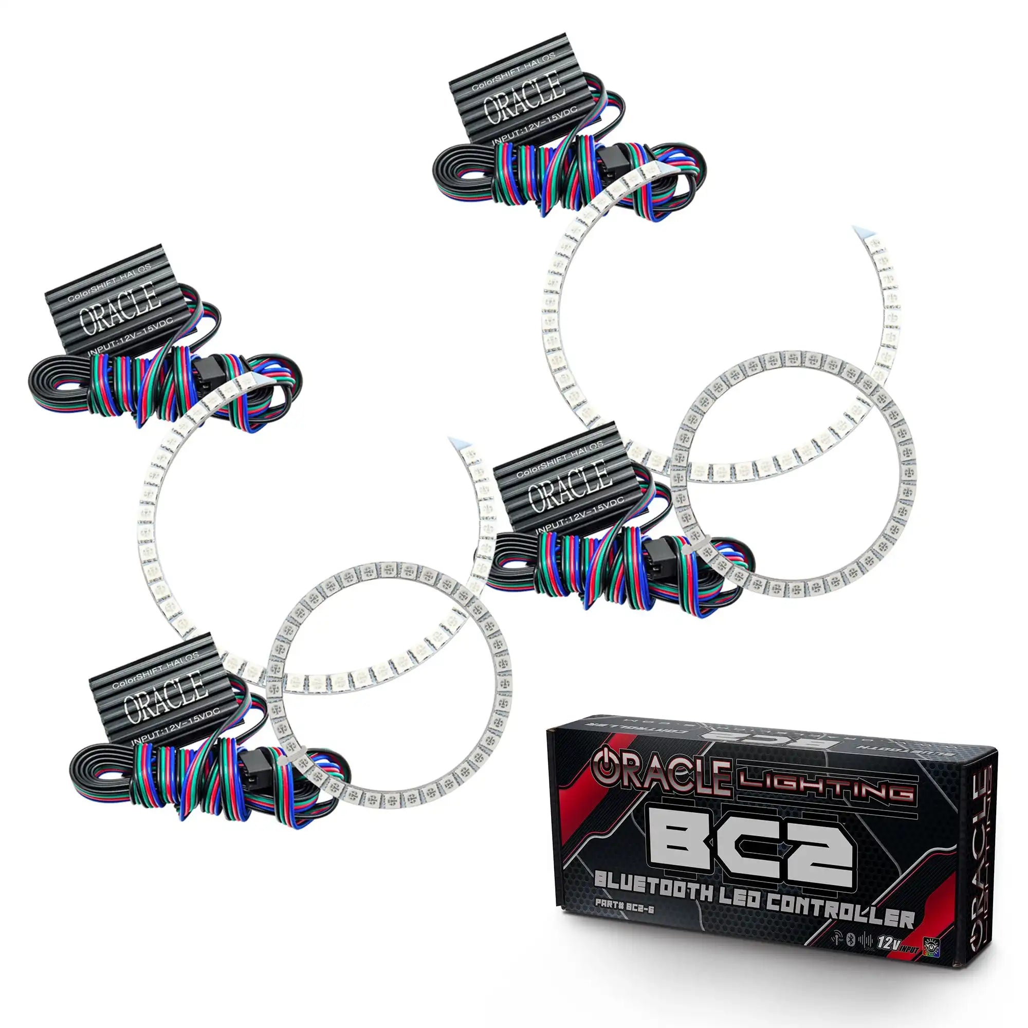 パーツ halu Kawasaki ZX-6R Multicolor Halo Kit (2009-2012)