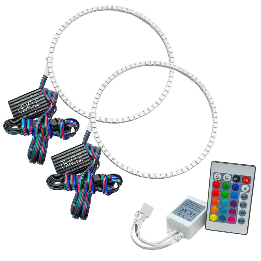 GMC C-Series Truck LED Headlight Halo Kit with Simple Controller.