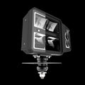 LED Plow Headlight with Heated Lens | Multifunction DOT Compliant