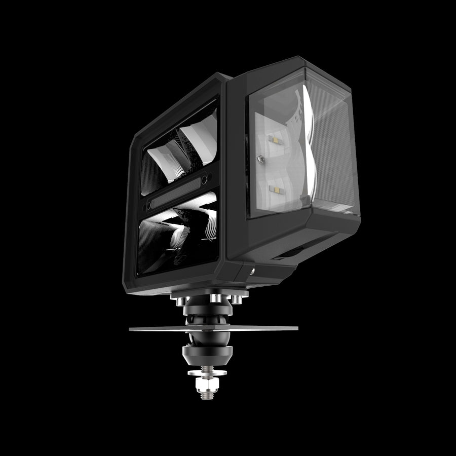 LED Plow Headlight with Heated Lens | Multifunction DOT Compliant