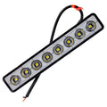 Front product view of 9.5" 48W Angled LED Scene Light Flush Mount Bar