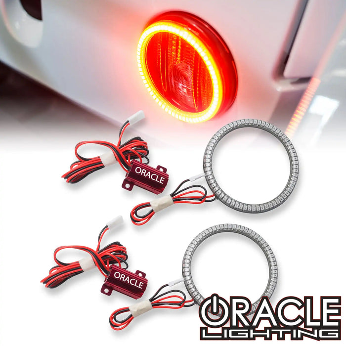 2007-2017 Jeep Wrangler JK LED Surface Mount Turn Signal Halo Kit