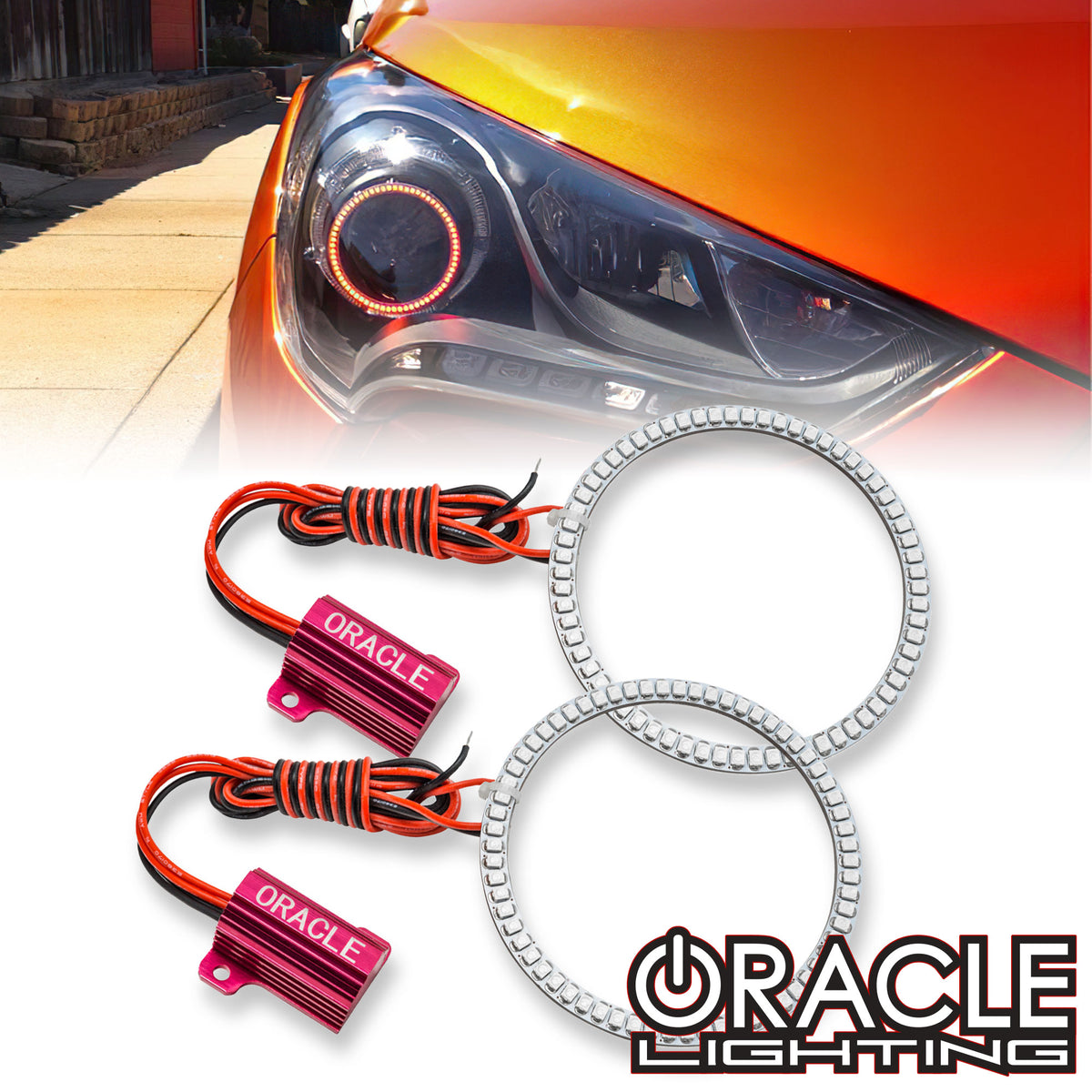 20112014 Hyundai Veloster LED Headlight Halo Kit ORACLE Lighting