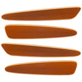 2005-2013 Chevrolet C6 Corvette Concept SMD Sidemarkers with burnt orange paint and ghost lenses.