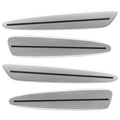 2005-2013 Chevrolet C6 Corvette Concept SMD Sidemarkers with bright silver paint and tinted lenses.