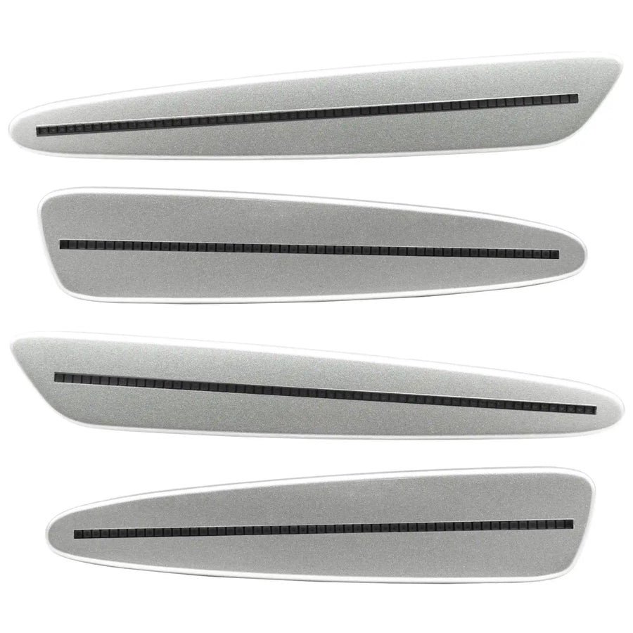 2005-2013 Chevrolet C6 Corvette Concept SMD Sidemarkers with bright silver paint and tinted lenses.
