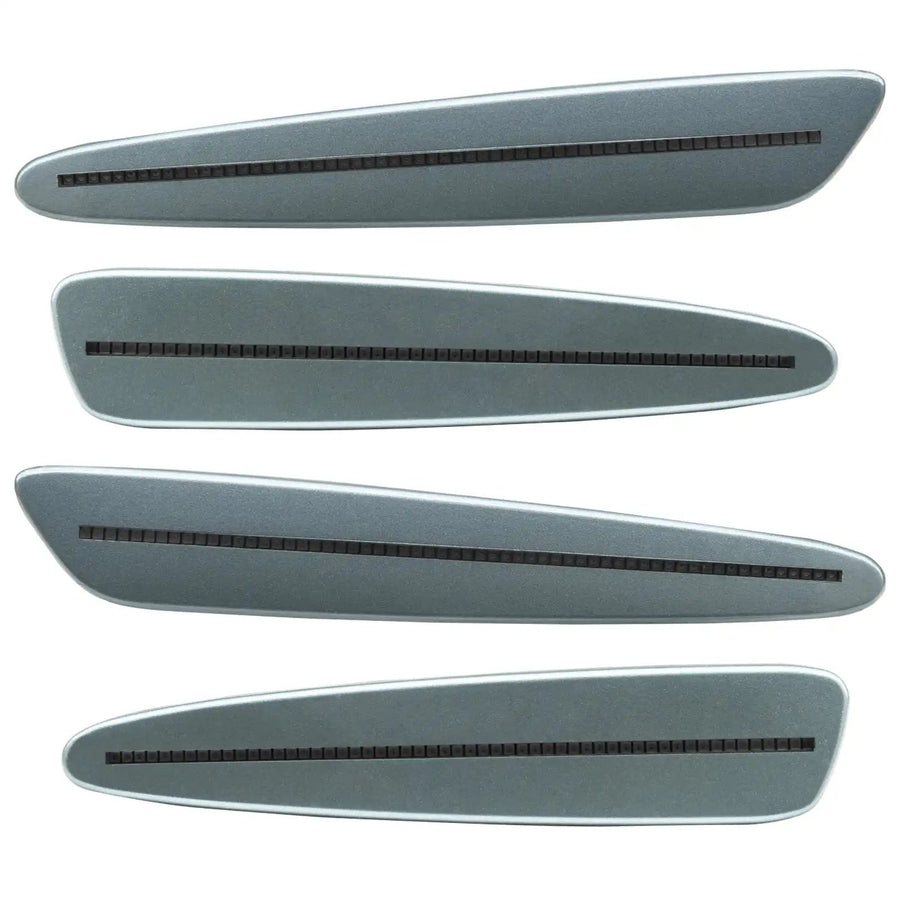 2005-2013 Chevrolet C6 Corvette Concept SMD Sidemarkers with silver paint and tinted lenses.