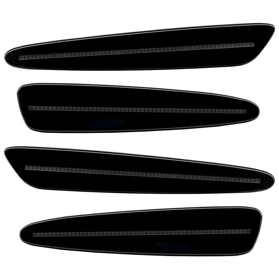 2005-2013 Chevrolet C6 Corvette Concept SMD Sidemarkers with black paint and tinted lenses.
