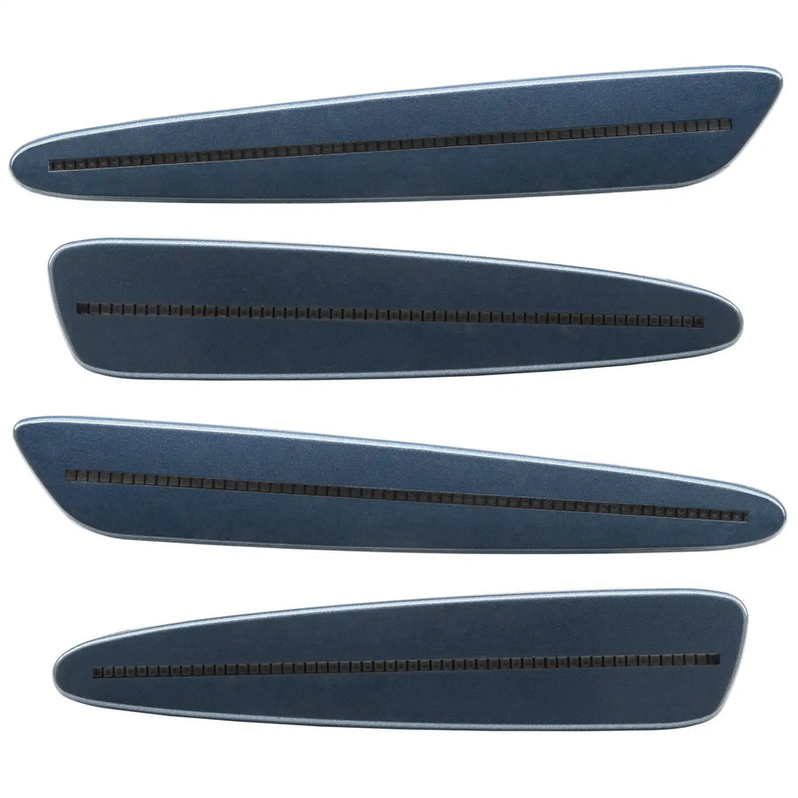 2005-2013 Chevrolet C6 Corvette Concept SMD Sidemarkers with silver blue paint and tinted lenses.