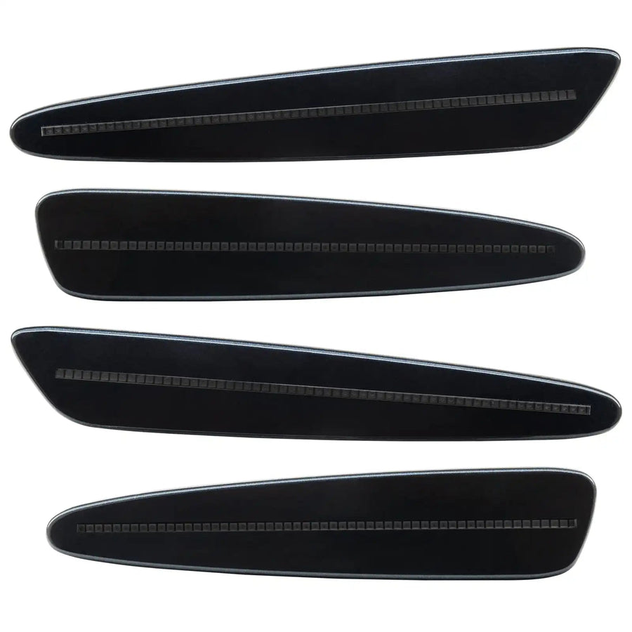 2005-2013 Chevrolet C6 Corvette Concept SMD Sidemarkers with black paint and tinted lenses.
