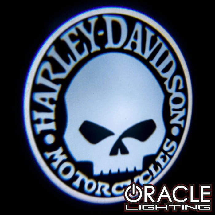 Harley Davidson Skull ORACLE GOBO LED Door Light Projector