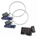 1992-2006 Hummer H1 LED Surface Mount Headlight Halo Kit with 2.0 Controller.