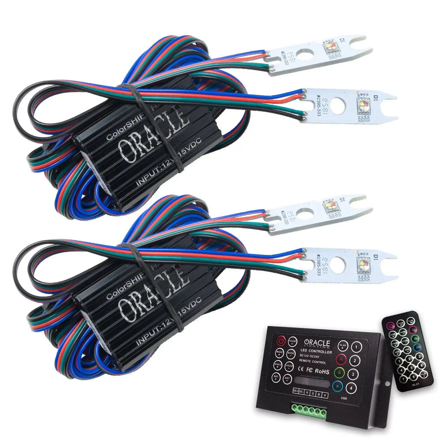 2015-2017 Ford F-150 ColorSHIFT Headlight DRL Upgrade Kit with 2.0 Controller.