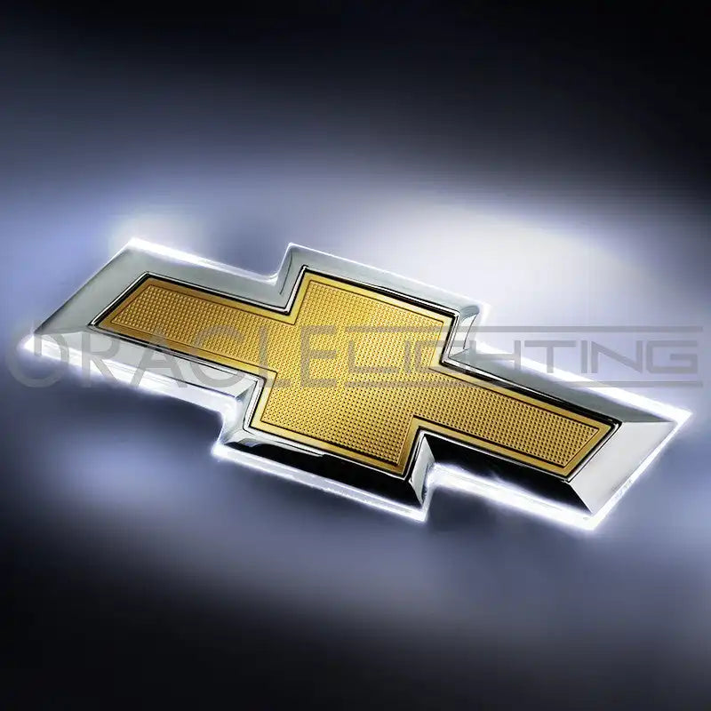 2016-2019 Chevrolet Camaro Illuminated Rear Bowtie Emblem with white LEDs.