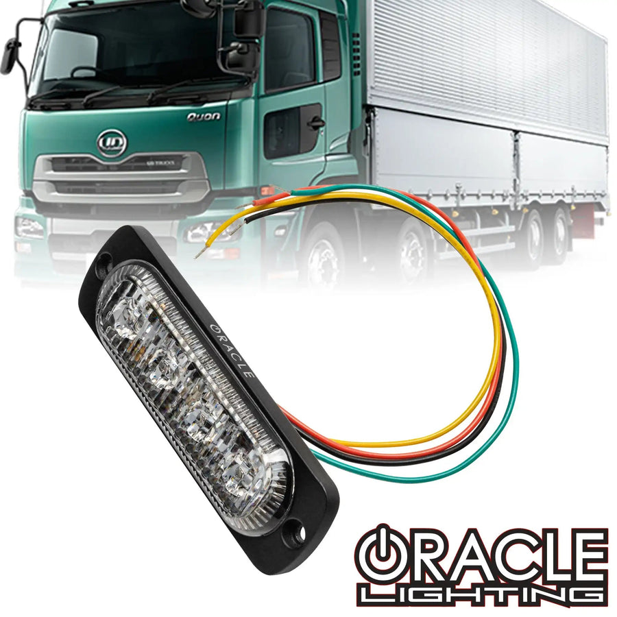4 LED Slim Strobe Light- Flush Lighthead