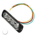 4 LED Slim Strobe Light- Flush Lighthead with white LED