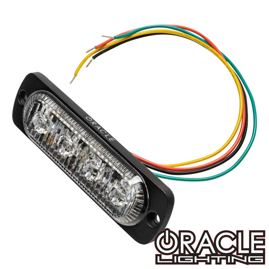 4 LED Dual Color Slim Strobe