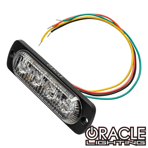 4 LED Dual Color Slim Strobe