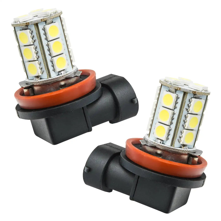 H11/H9 18 LED Bulbs (Pair)