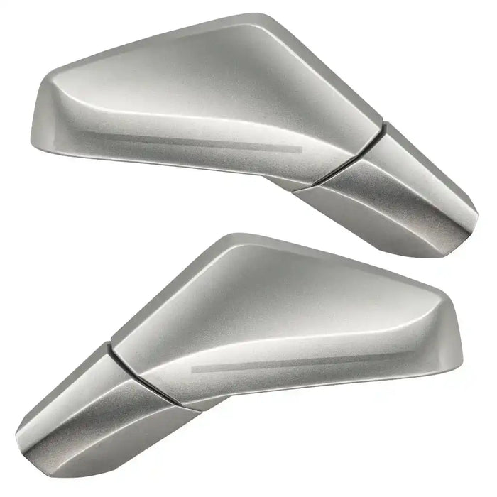 2005-2013 Chevrolet C6 Corvette Concept LED Side Mirrors painted silver.