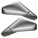 2005-2013 Chevrolet C6 Corvette Concept LED Side Mirrors painted silver.