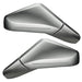 2005-2013 Chevrolet C6 Corvette Concept LED Side Mirrors painted silver.