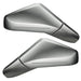 2005-2013 Chevrolet C6 Corvette Concept LED Side Mirrors painted silver.