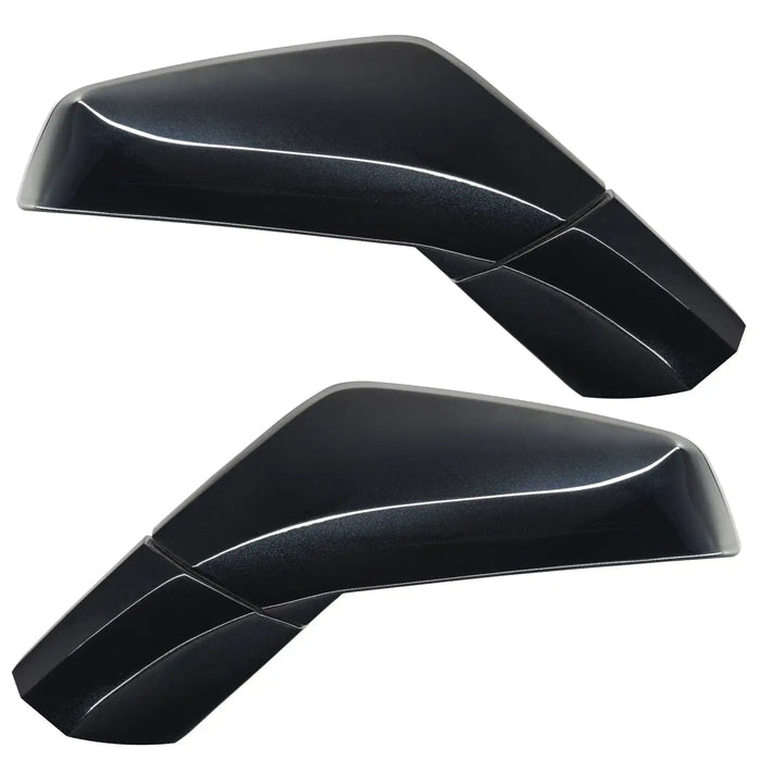2005-2013 Chevrolet C6 Corvette Concept LED Side Mirrors painted metallic grey.