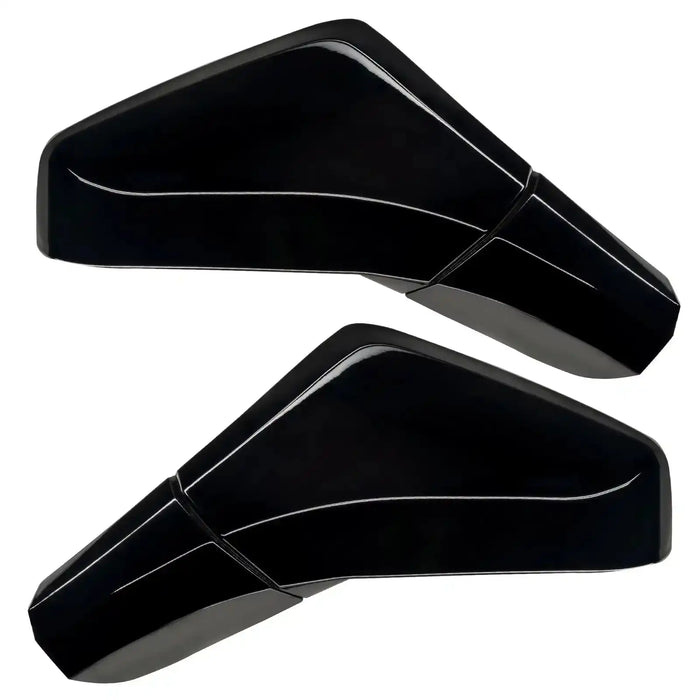 2005-2013 Chevrolet C6 Corvette Concept LED Side Mirrors painted black,