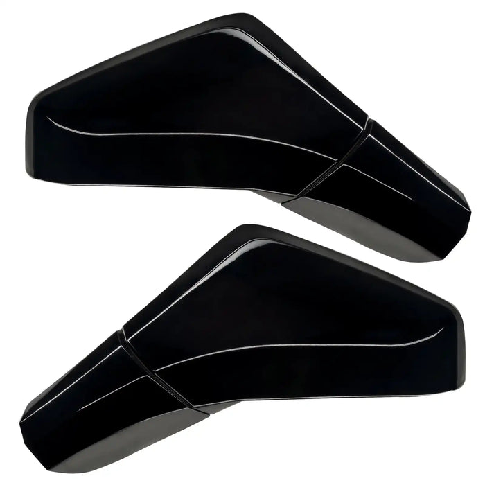 2005-2013 Chevrolet C6 Corvette Concept LED Side Mirrors painted black,