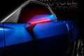 Close-up of Concept LED Side Mirror installed on a C6 Corvette.