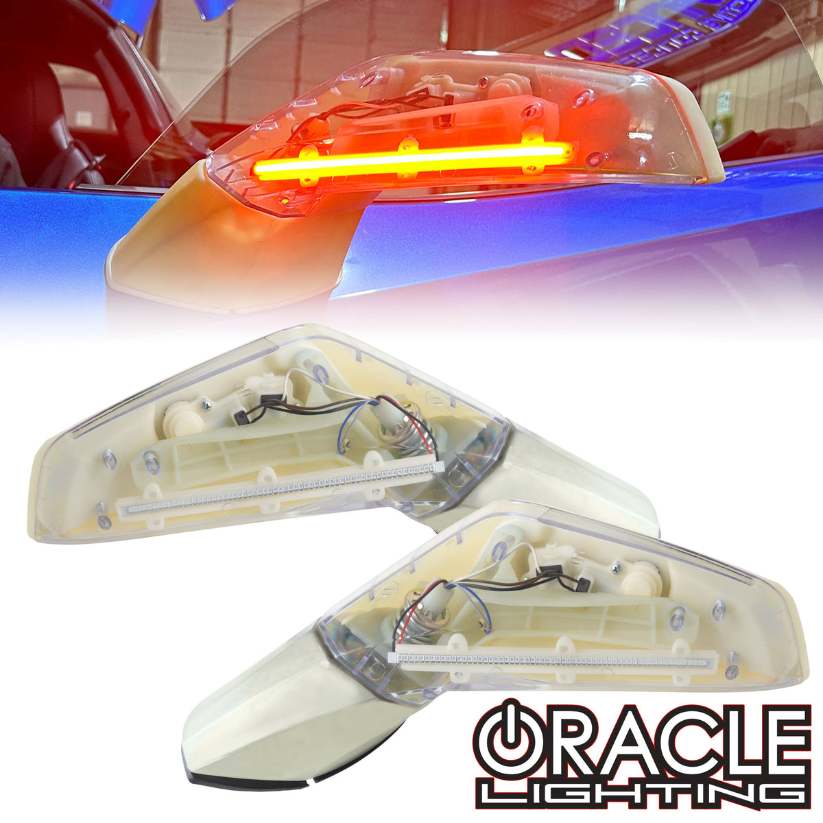 2014-2019 Chevrolet C7 Corvette Concept LED Side Mirrors | ORACLE 