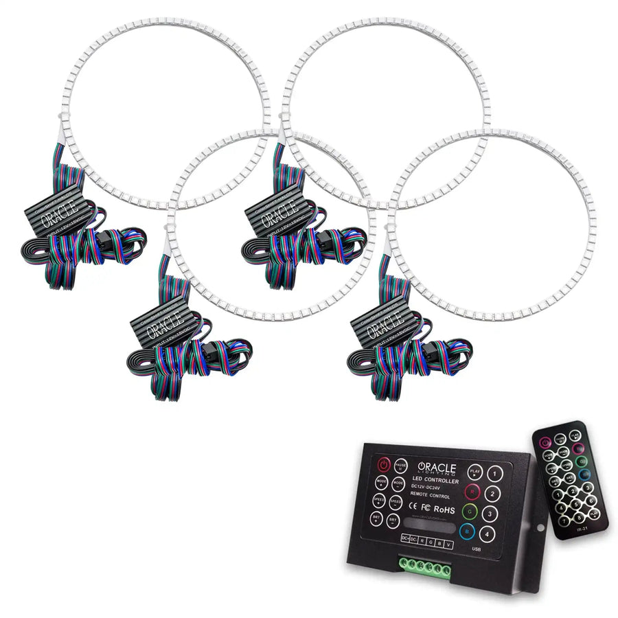 2000-2006 GMC Denali LED Headlight Halo Kit with 2.0 Controller.