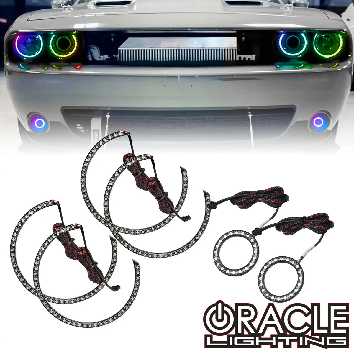 ORACLE Lighting 2015-2023 Dodge Challenger Dynamic ColorSHIFT
