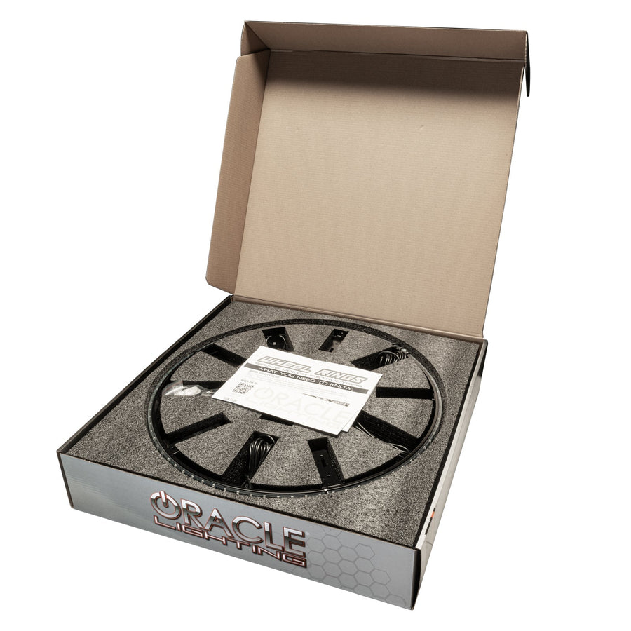 LED Wheel Ring Kit box opened.
