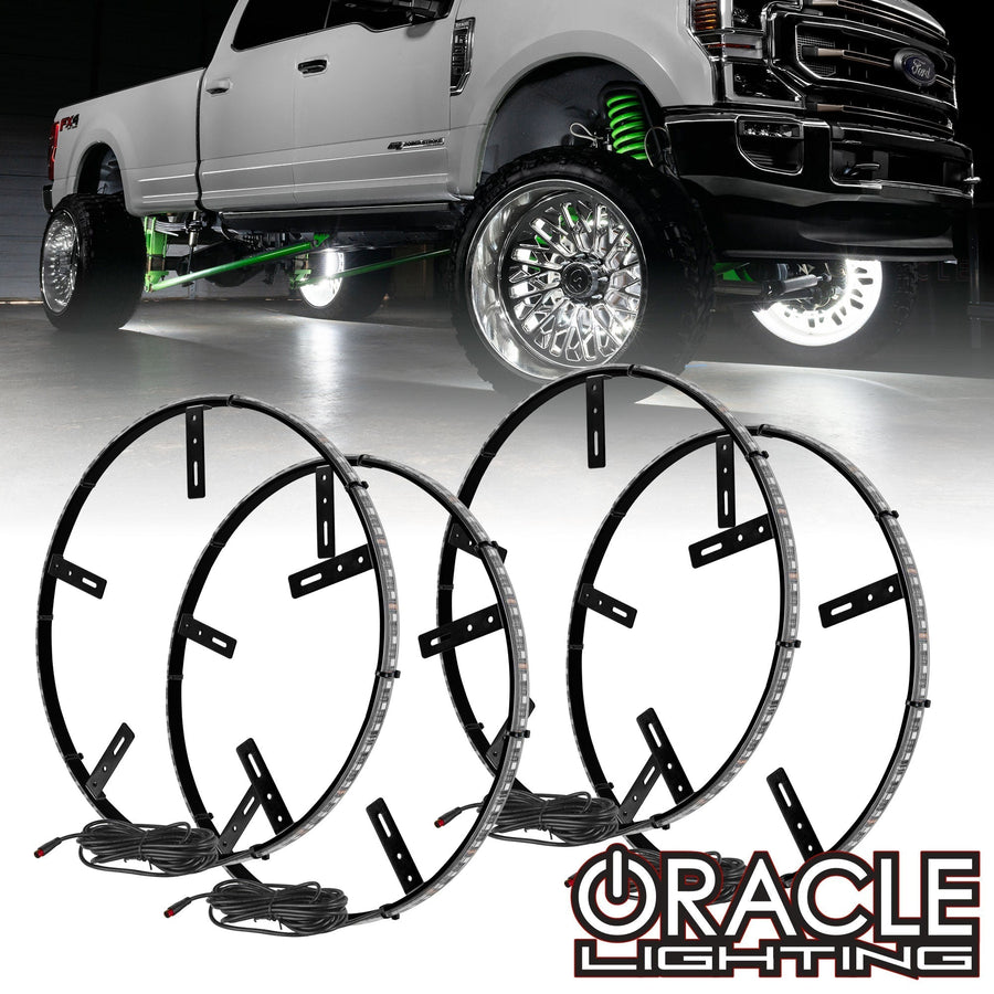 ColorSHIFT RGB+W LED Illuminated Wheel Rings.