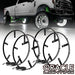 ColorSHIFT RGB+W LED Illuminated Wheel Rings.