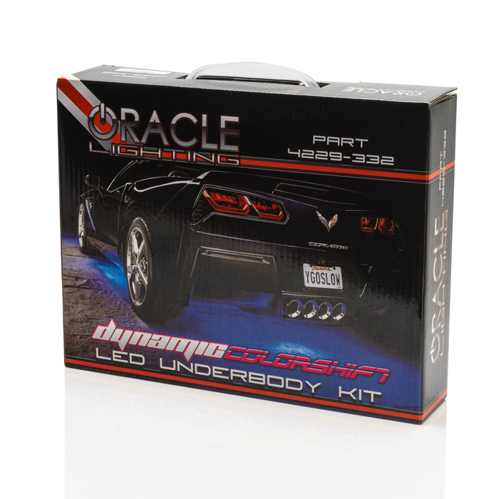 Dynamic ColorSHIFT LED underbody kit packaging