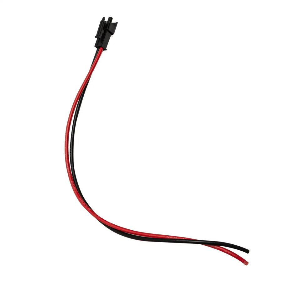 black and red cables