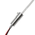 LED light head with fiber optic cable